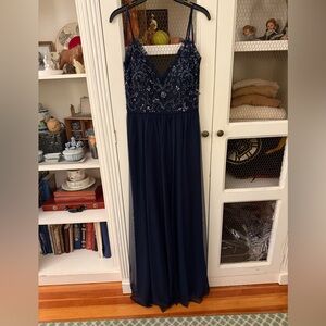 Jump Midnight Blue Sequin Dress